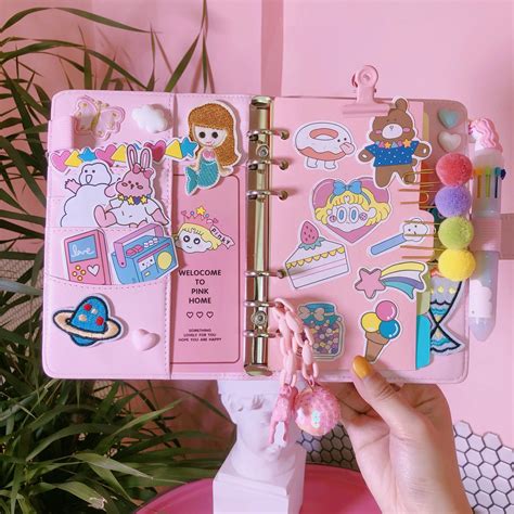 buy 1pcs new diary cute cartoon diy notebook girl