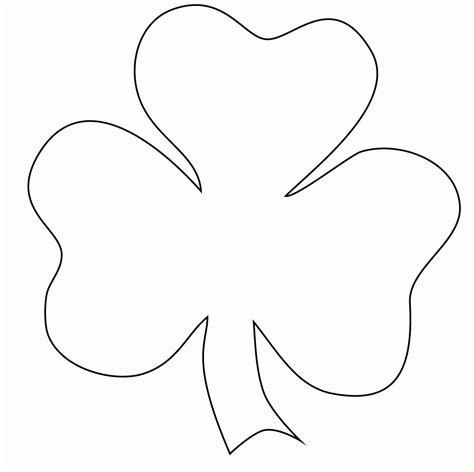 coloring pages  shamrocks coloring home
