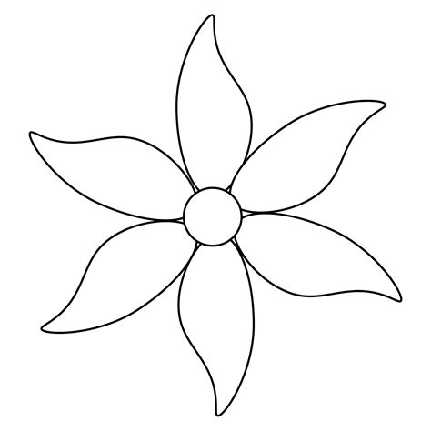 petal flower template