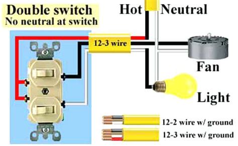 wire  double pole switch diagram