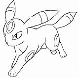 Pokemon Eevee Coloring Pages Evolutions Eeveelutions Umbreon Color Print Deviantart Getcolorings Printable Evolut Comments Pag sketch template