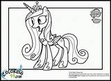 Princess Coloring Cadence Pages Pony Little Cadance Colouring Mlp Para Colorir Clipart Colors Horse Drawing High Cartoon Disney Popular Printable sketch template