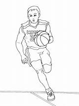 Shooting Player sketch template