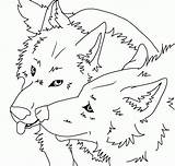 Coloring Furry Lineart Coloringhome Wolfblood Coloringfolder sketch template