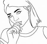 Jenner Kylie Drawing Coloring Drawings Digital Pages Getdrawings Fashion Kendall Template Uploaded User sketch template