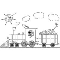 choo choo train coloring pages surfnetkids