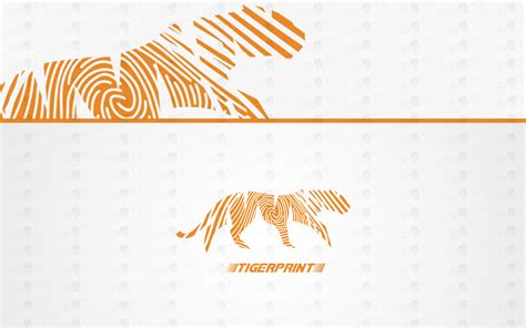 modern tiger logo  sale tiger fingerprint lobotz