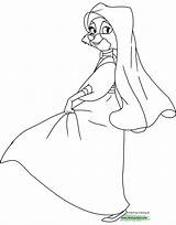 Robin Marian Disegni Colorare Disneyclips sketch template