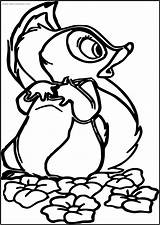 Bambi Skunk Wecoloringpage sketch template