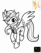 Fluttershy Coloring Kj Pages sketch template
