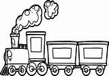 Train Cartoon Coloring Pages Drawing Kids Clipart Wecoloringpage Printable Funny Sheets sketch template