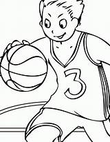 Coloring Sports Pages Kids Playing Printable Popular sketch template