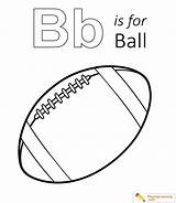 Coloring Ball Letter Printable Sheet Learning Alphabet Name sketch template
