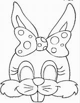 Easter Mask Template Bunny Kids Masks Templates Printable Rabbit Crafts Face Craft Printables Paper Pages Google Coloring Colouring Pano Seç sketch template