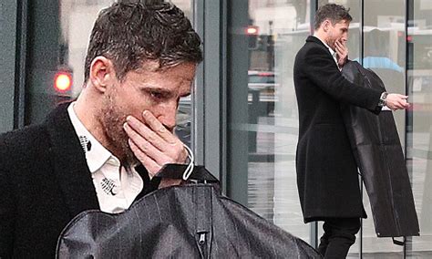 jason orange is seen for the first time since quitting music as he steps out to buy a suit