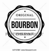 Bourbon Clipart sketch template