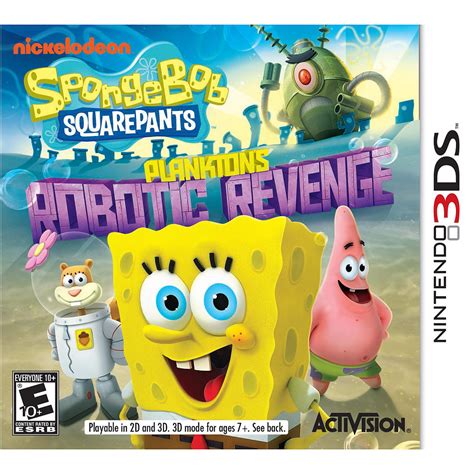 cias  ds spongebob squarepants planktons robotic revenge