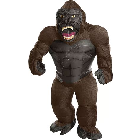 adult inflatable king kong costume kong skull island party city canada