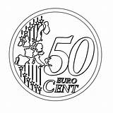Euro 50 Clipart Cent Cents Fifty Euros Clip Coloring Pages Colouring Clipground Hostted Template 50cents Ausmalbild Search 1654 Bilder Find sketch template