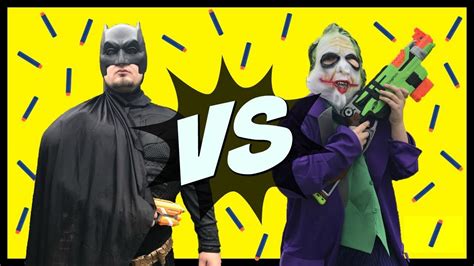 Nerf Gun War Batman Vs Joker Nerf Gun Battle Fight Super