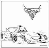 Colorare Bernoulli Disegni Coloring Bambini Saetta Mcqueen Personaggi Cars2 Rivale sketch template