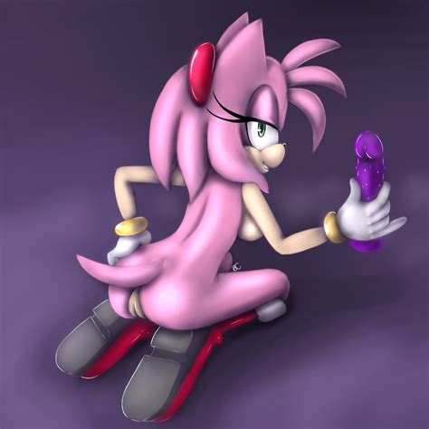 Rule 34 Amy Rose Anthro Ass Bluechika Boots Dildo Female