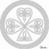 Celtic Shamrock Donteatthepaste Print Celtique sketch template