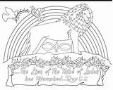 Judah Lion Coloring Pages Kids Etsy sketch template