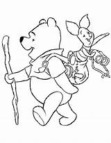 Coloring Piglet Pooh Pages Hiking Winnie Colouring Popular Halloween Tigger Bear Library Clipart Coloringhome Cartoon 1kb sketch template