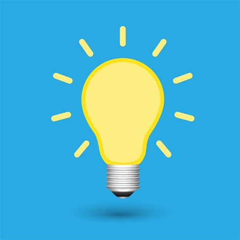 light bulb creative idea 435944 vector art at vecteezy