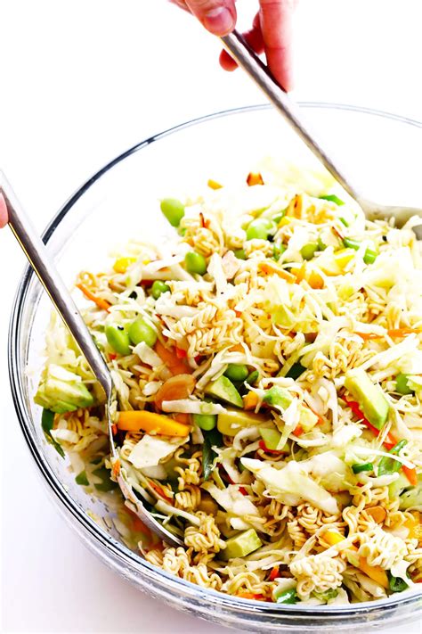 Crunchy Asian Ramen Noodle Salad Gimme Some Oven