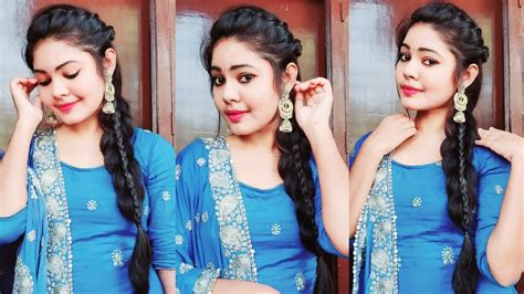 Easy Braid Hairstyle Punjabi Braid Look For Indian Party Wedding Guest