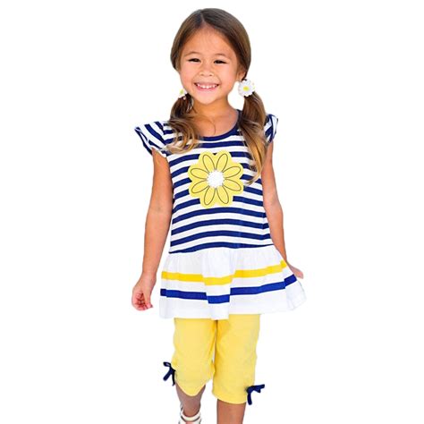 citgeett girls clothing sets baby kids clothes children clothing  pcs short sleeve striped
