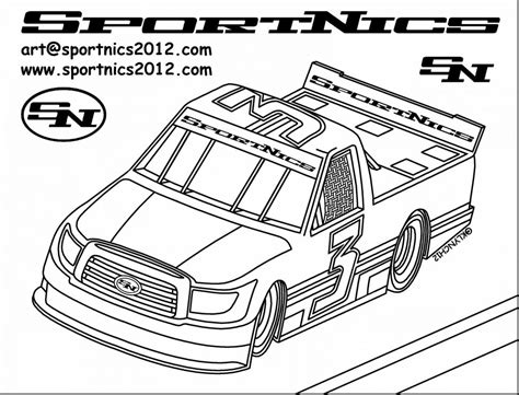 printable nascar coloring pages  getcoloringscom
