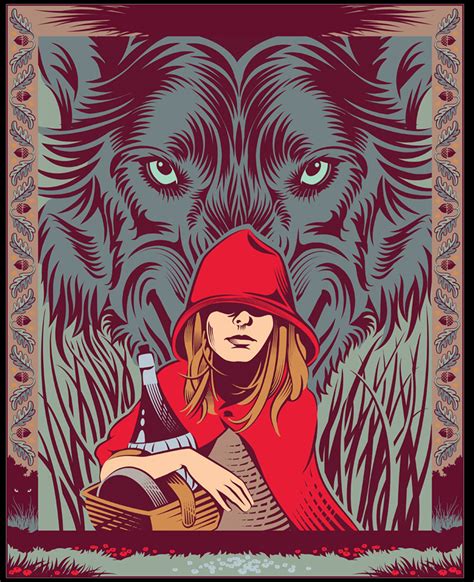 Little Red Riding Hood Grimm S Tales Yann Legendre Debut Art