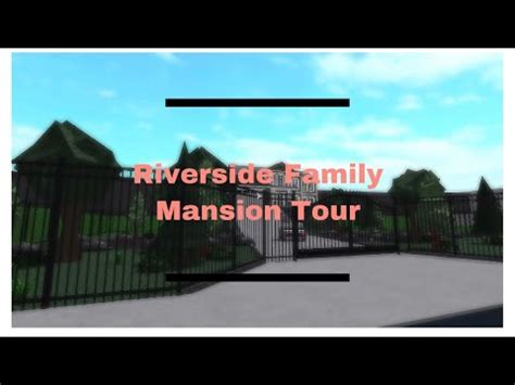 riverside family mansion  bloxburg youtube