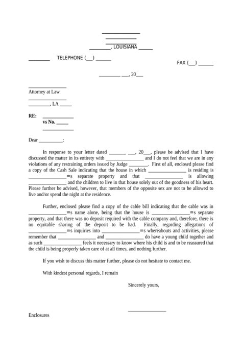 update letter  opposing counsel responding  letter alleging