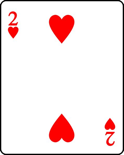 individual playing card clipart
