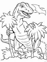 Dinosaurs Coloring4free Rex sketch template