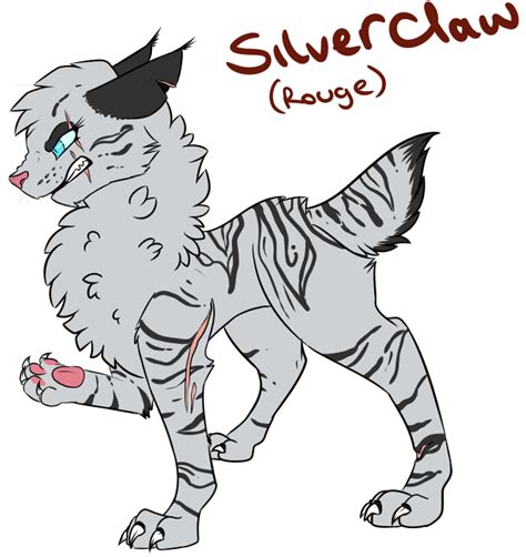 silverclaw warrior cats oc rouge by buff spud on