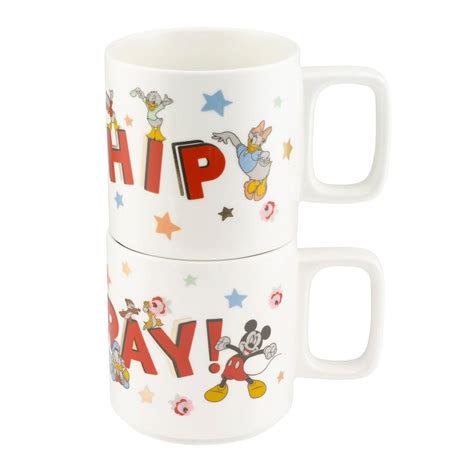 hooray disney stackable mugs