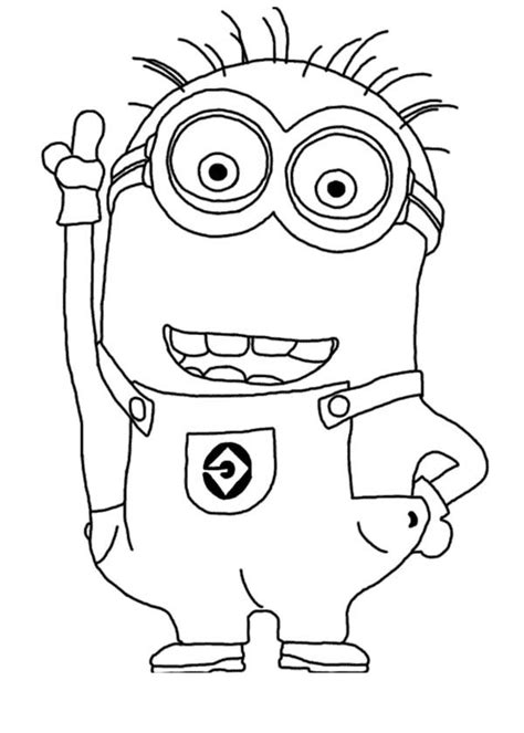 jerry  minion  despicable  coloring page netart