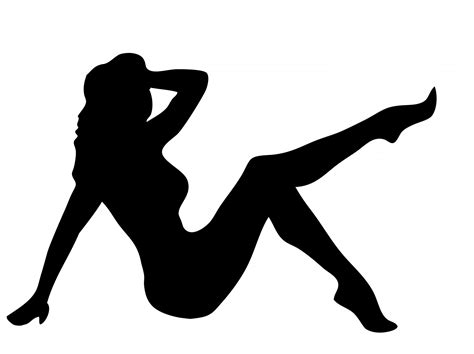 free mudflap girl silhouette download free mudflap girl silhouette png