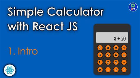 calculator application  react introduction   project learn react fast youtube