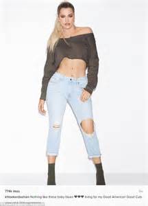 khloe kardashian slams accusations her good american jeans brand uses sweatshop daily mail