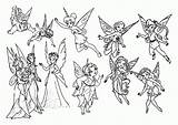 Coloring Tinkerbell Pages Friends Fairy Printable Disney Fairies Her Bell Tinker Kids Christmas Print Wings Secret Colouring Color Bestcoloringpagesforkids Clipart sketch template