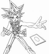 Yugioh Coloring Getdrawings Pages sketch template