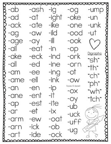 teacher wife word family workbook update