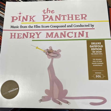 henry mancini  pink panher scrore  deluxe solo vinilos