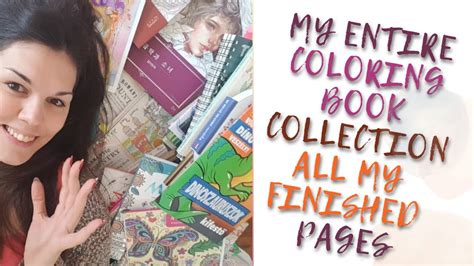 coloring book collection    finished pages youtube